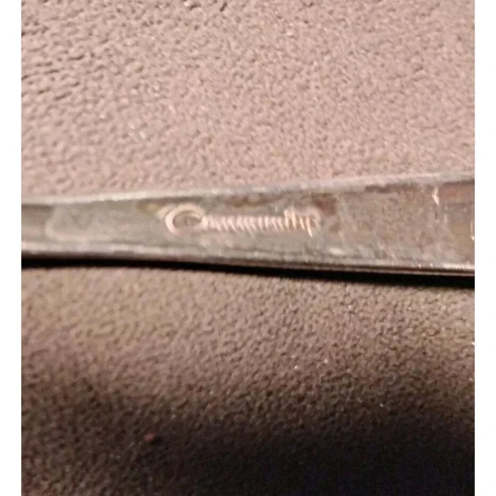 Vintage MCM Baby Fork Silver Flower (Silverplate 1960) by Oneida Comm. discont'd